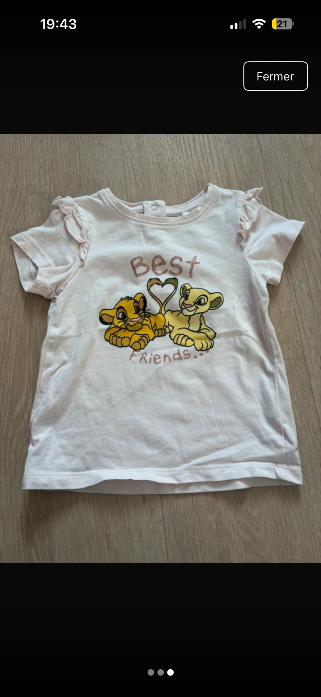 TEE shirt manche courte Simba 